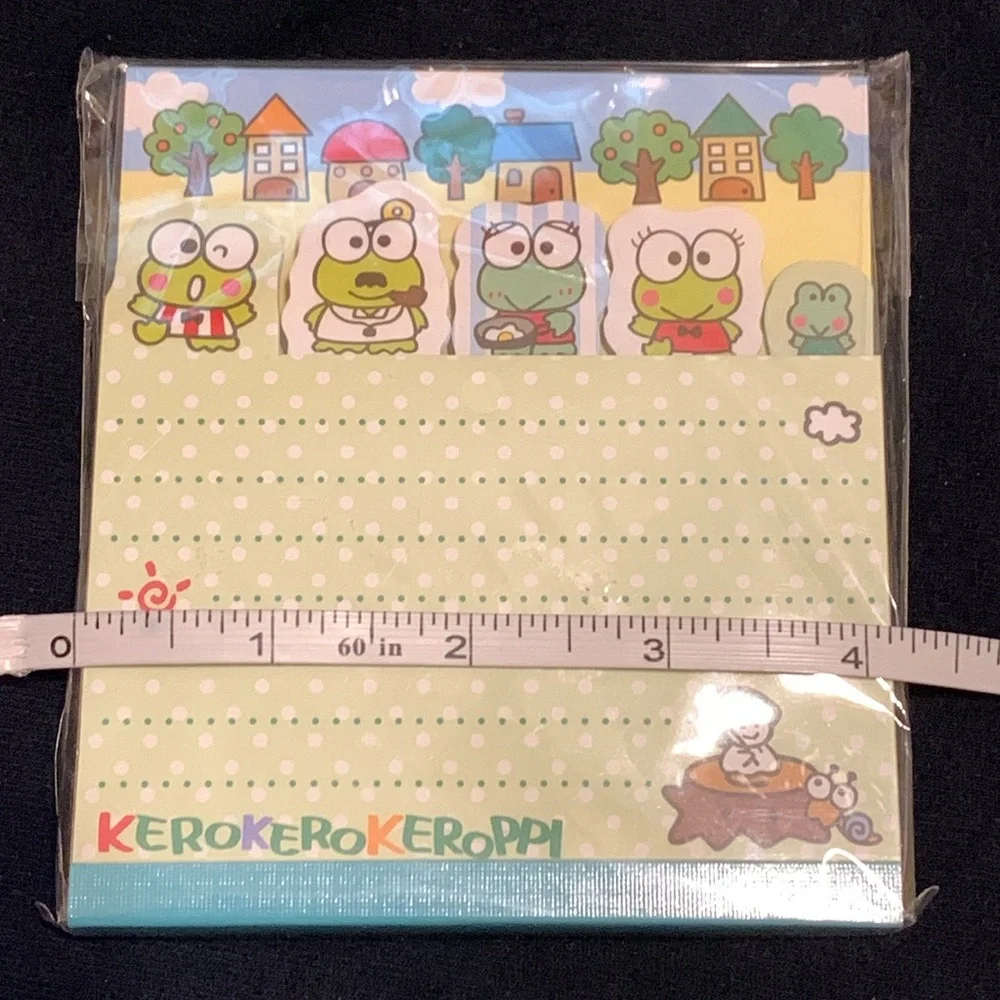 Sanrio Original Keroppi Family Diecut Memo Pad NWT